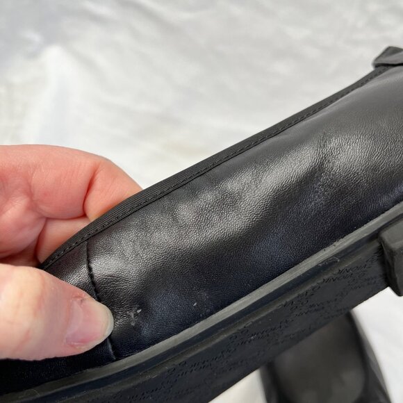 Vionic Womens Black Minna Leather Sequin Cap Toe Ballet Bow Flats size 8 - Picture 8 of 11